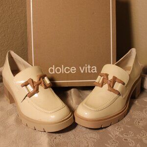 DOLCE VITA Patent Leather Harold Heeled Loafer -